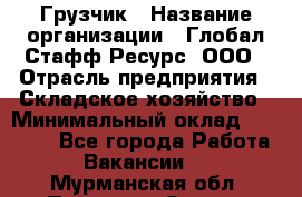 Грузчик › Название организации ­ Глобал Стафф Ресурс, ООО › Отрасль предприятия ­ Складское хозяйство › Минимальный оклад ­ 26 000 - Все города Работа » Вакансии   . Мурманская обл.,Полярные Зори г.